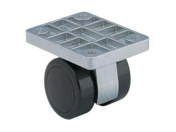 Sugatsune - Twin Wheel Caster (Non-Swivel)