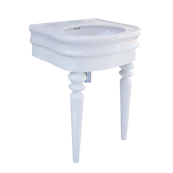 Lacava - Lirico Floor-Standing Console With Turn Legs Stand For Bathroom Sink H251.