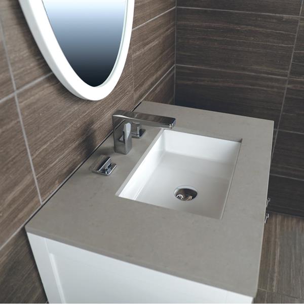 Lacava - Stile Countertop For Vanity Stl-F-30A & B Andstl-Wa & B, With A Cut-Out For Bathroom Sink 5452Un