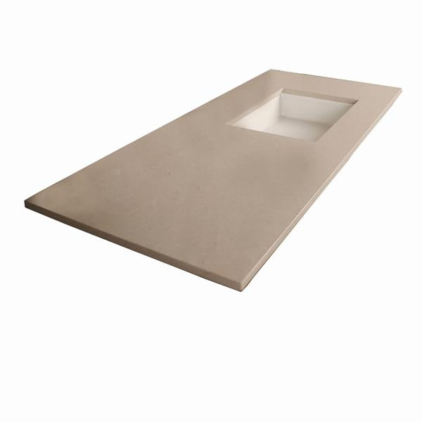 Lacava - Stile Countertop For Vanity Stl-F-48R & Stl-W-48R, With A Cut-Out For Bathroom Sink 5452Un