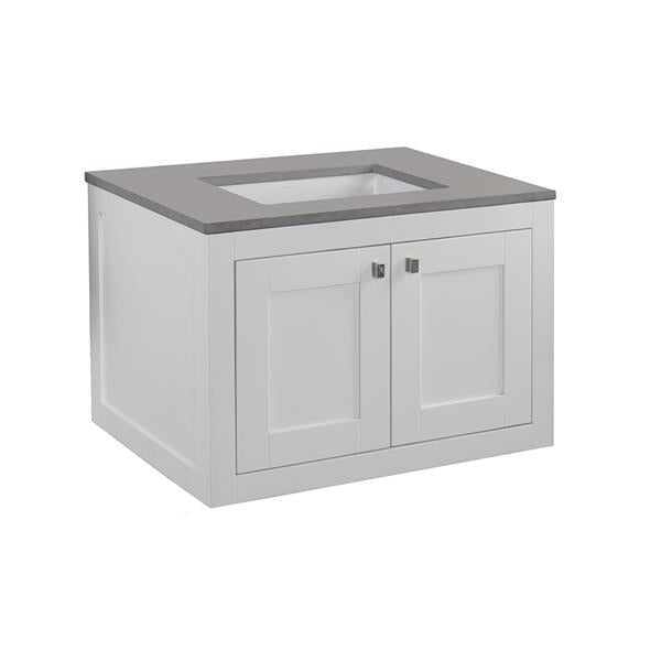 Lacava - Stile Wall-Mount Under-Counter Vanity With Two Doors (Knobs Included). Under-Mount Sink 5452Un