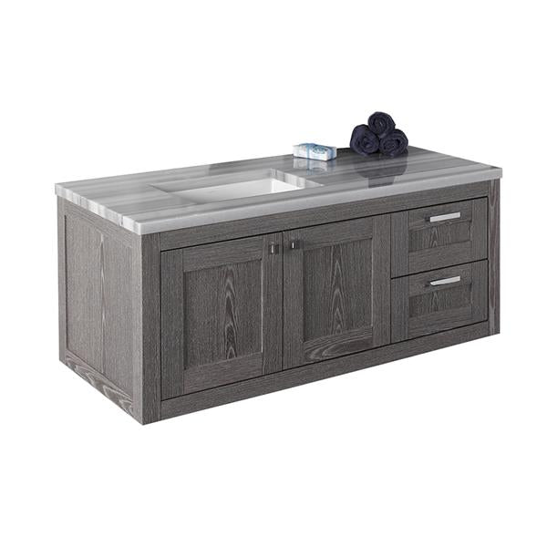 Lacava - Stile Wall-Mount Under-Counter Vanity With Two Doors On The Left And Two Drawers On The Right