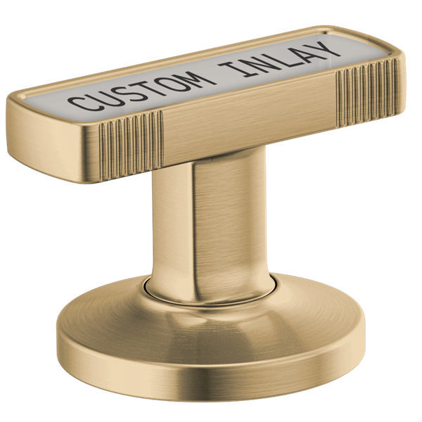 Brizo - Kintsu Widespread Lavatory Knob with Custom Inlay Handle Kit