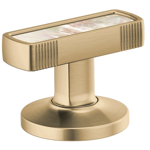 Brizo - Kintsu Widespread Lavatory Knob with Mother of Pearl Inlay Handle Kit