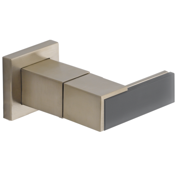 Brizo - Siderna Wall Mount Lavatory Solar Gray Glass Lever Handle Kit