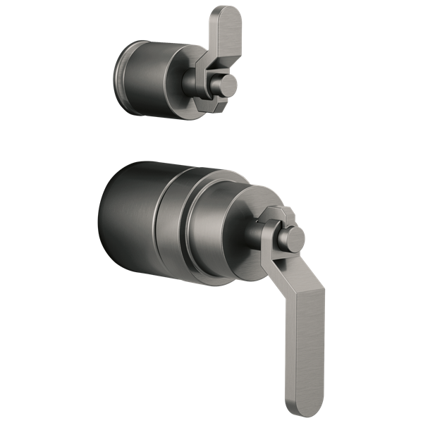 Brizo - Litze Pressure Balance Valve with Integrated Diverter Trim Industrial Lever Handle Kit