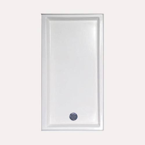 Hydro Systems - Rectangular Shower Pan Acrylic 6032 End Drain -Left Hand