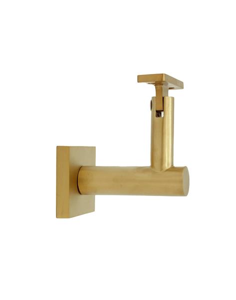 Linnea - Concrete Mount Hand Rail Bracket with Flat Clamp and Square Rose