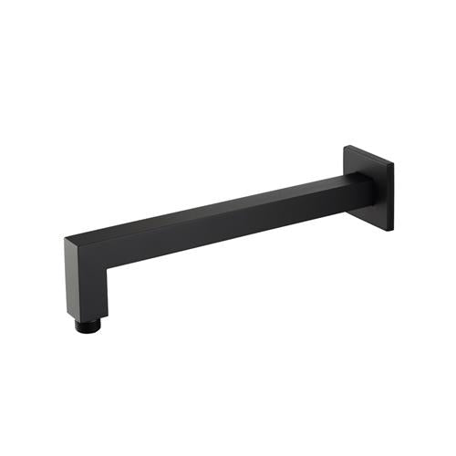 Flusso - Wall Mount Square Shower Arm - 12 Inch (300mm) - With Flange