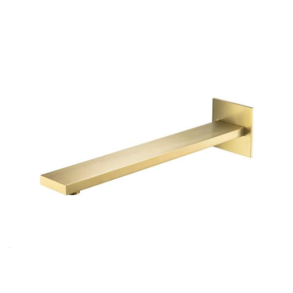 Flusso - Wall Mount Shower Arm - 16 Inch (400mm) - With Flange