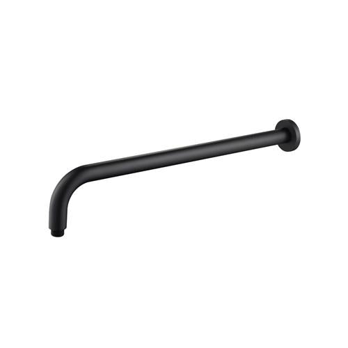 Flusso - Wall Mount Round Shower Arm - 20 Inch - With Flange