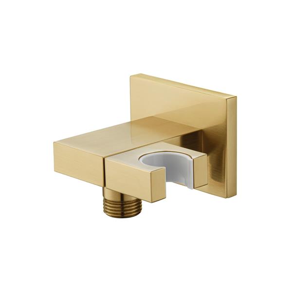Flusso - Wall Elbow With Holder Combo - Adjustable Angle
