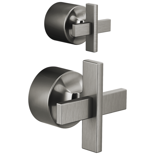 Brizo - Levoir Pressure Balance Valve with Integrated Diverter Trim Cross Handle Kit