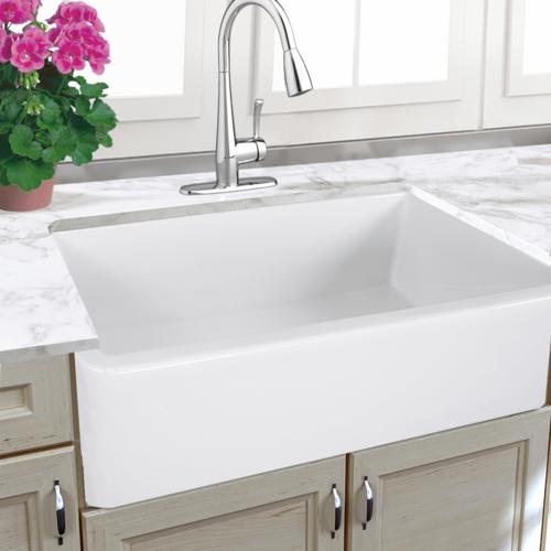 Nantucket Sinks - 33 Inch Italian Farmhouse Fireclay Sink Harwich-33