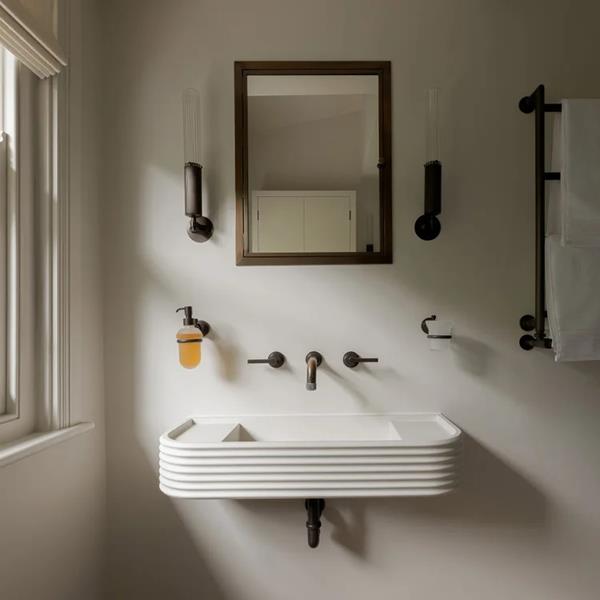 Kast - Iva Countertop/Wall Mount Basin, Includes Wall Brackets