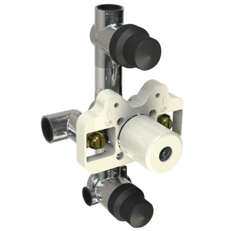 Lefroy Brooks - Kafka Three Handle Thermostatic Rough