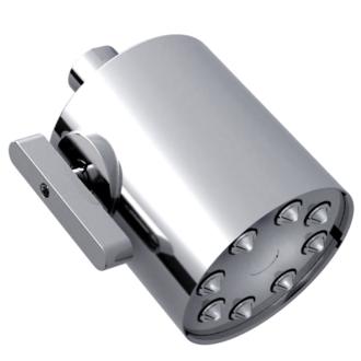 Lefroy Brooks - Contemporary Eight Jet Adjustable Showerhead