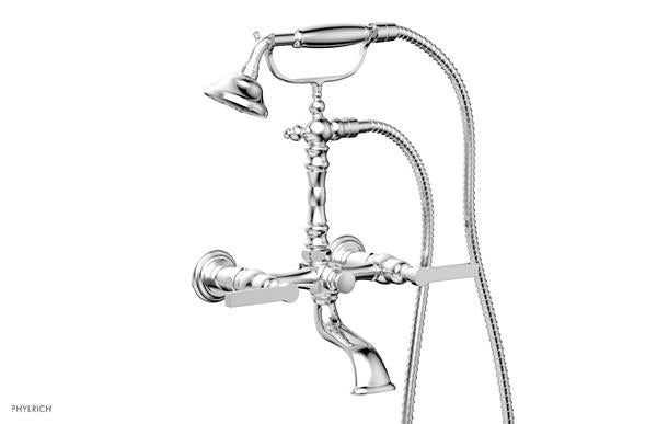 Phylrich - Hex Modern Exposed Tub & Hand Shower - Lever Handle