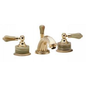 Phylrich - Regent Lavatory Faucet, Green Onyx Handle