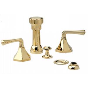 Phylrich - Le Verre La Crosse Four Hole Bidet set W/Vertical Spray