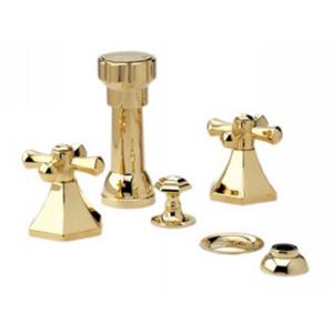 Phylrich - Le Verre La Crosse Four Hole Bidet set W/Vertical Spray