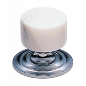 Phylrich - Valencia Cabinet Knob with White Marble Handle