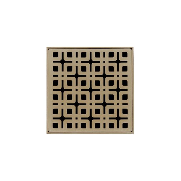 Infinity Drain - 4 x 4 Inch KD 4 Complete Standard Kit