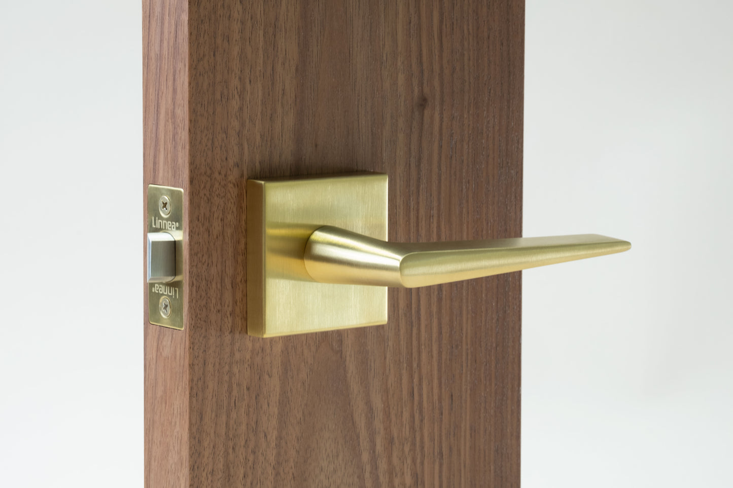 Linnea - Door Lever 16, 62 mm, 316 Stainless Steel.