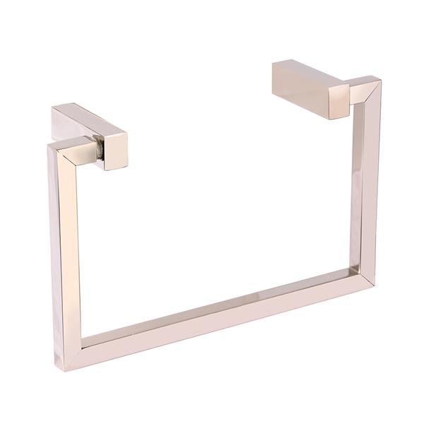 Lacava - Flash Wall-Mount Towel Ring Made Of Chrome Plated Brass.W: 7 7/8” D: 2 3/8” H: 5 1/8”