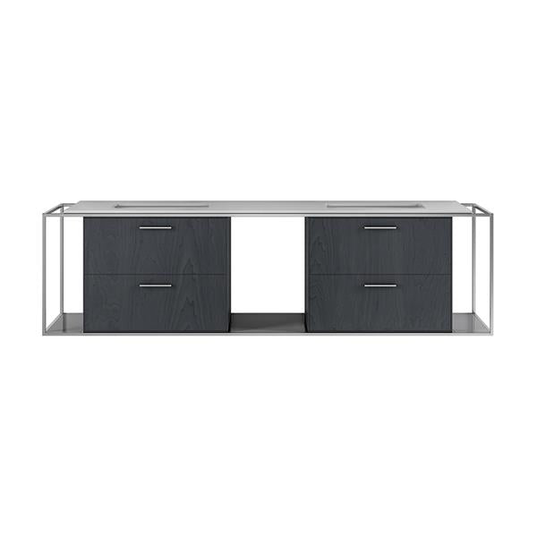 Lacava - Linea Metal Frame For Wall-Mount Under-Counter Vanity Lin-Un-72A