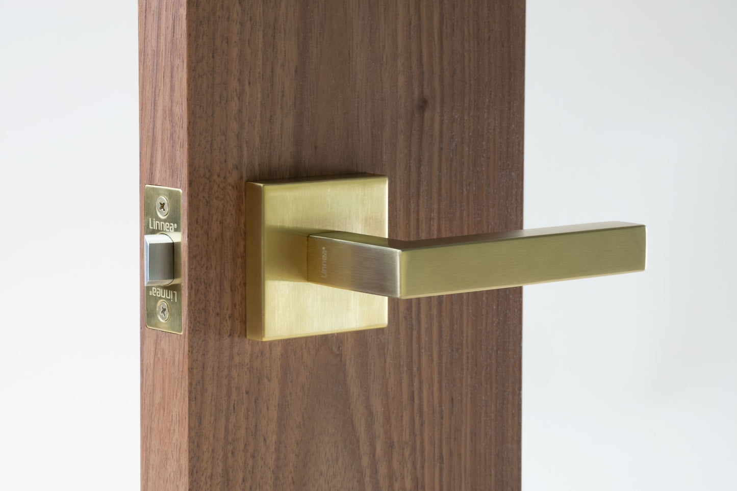 Linnea - Door Lever 90, 62 mm, 316 Stainless Steel.