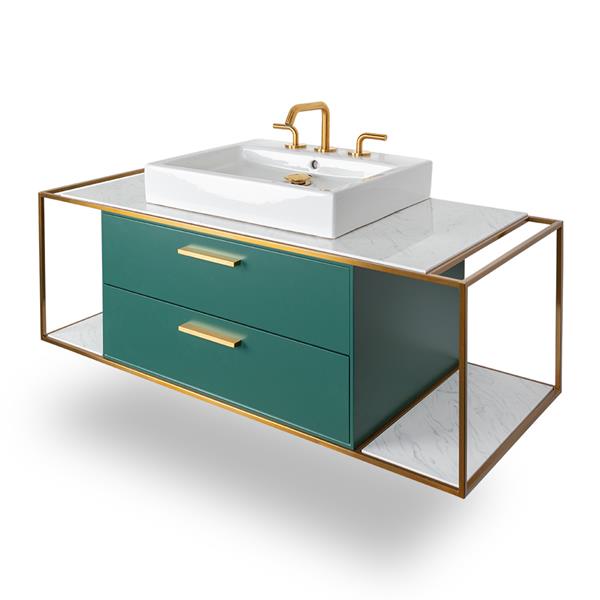 Lacava - Linea Metal Frame For Wall-Mount Under-Counter Vanity Lin-Vs-48