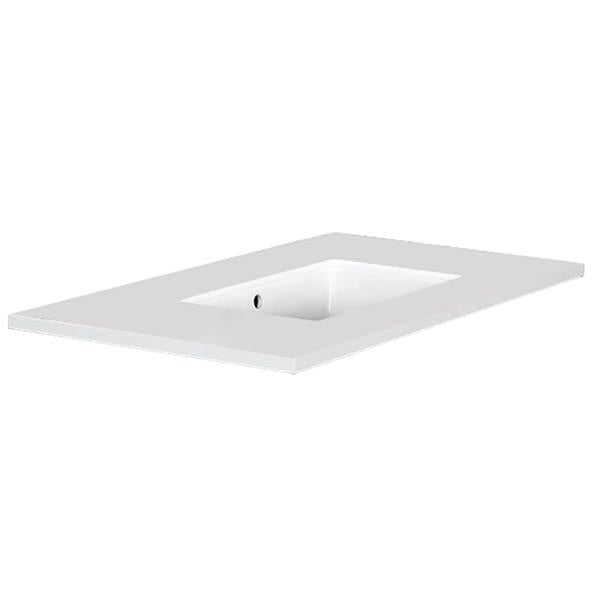 Lacava - Lunarossa Counter Top For Vanity Lrs-F-36A And Lrs-F-36B With A Cut-Out For Bathroom Sink 5062Un