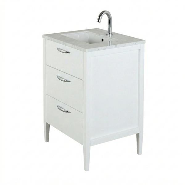 Lacava - Lunarossa Free-Standing Under-Counter Vanity With Two Drawers(Pulls Included)