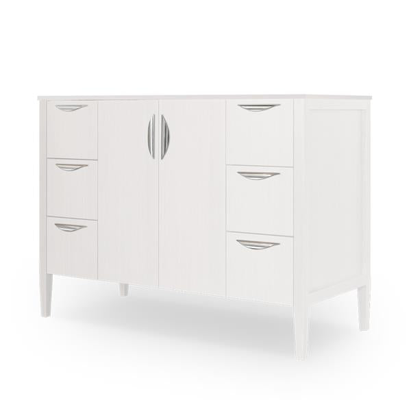 Lacava - Lunarossa Free-Standing Under-Counter Vanity With Three Drawers On Both Sides And Two Doors On The Center(Pulls Included).