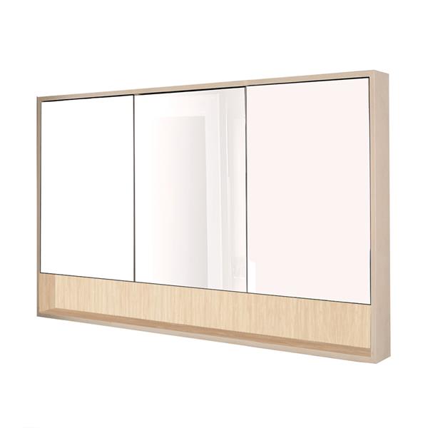 Lacava - Aquasei Surface-Mount Medicine Cabinet With Three Mirrored Doors
