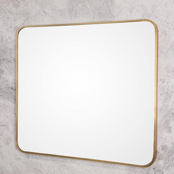 Lacava - Newterra Squared Metal Frame Mirror. W:27 1/2'', H::31 1/2'', D: 1''