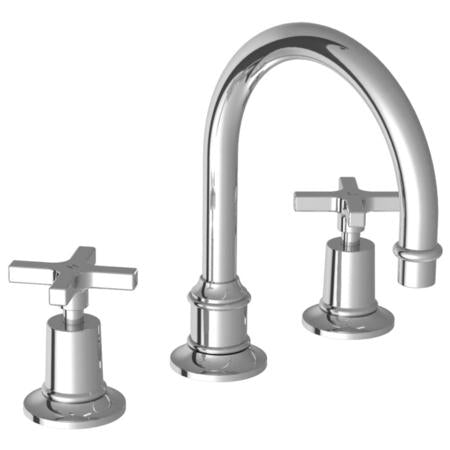 Lefroy Brooks - Mackintosh Cross Handle Tubular 3-Hole Basin Mixer