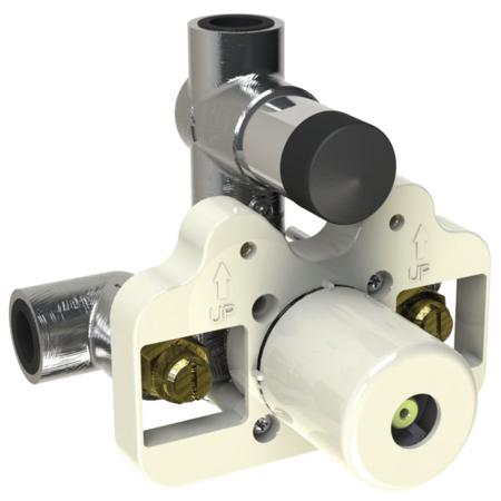 Lefroy Brooks - Two Handle Thermostatic Rough With Integrated Flow Control