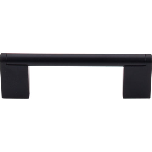 Top Knobs - Princetonian 3 3/4 Inch Center to Center Bar pull - Flat Black