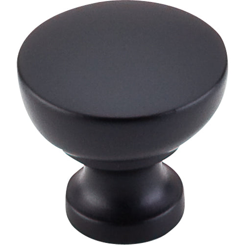 Top Knobs - Bergen 1 1/4 Inch Diameter Round Knob - Flat Black