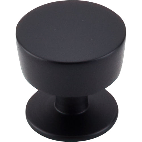 Top Knobs - Essex 1 3/16 Inch Diameter Round Knob - Flat Black