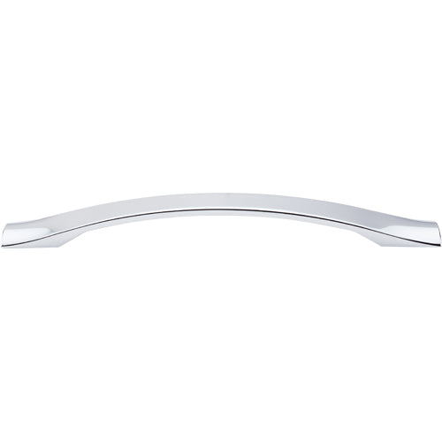 Top Knobs - Crest 6 1/4 Inch Center to Center Bar pull - Polished Chrome