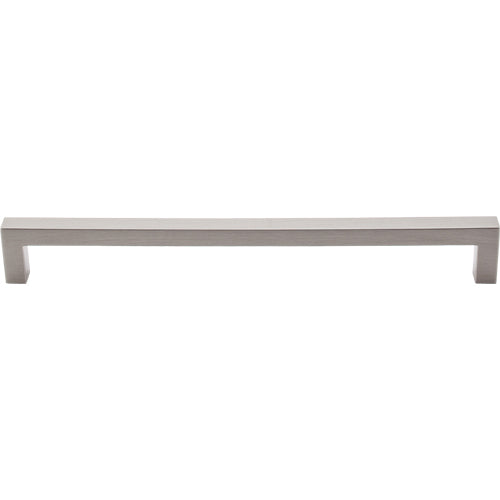Top Knobs - Square Bar 8 13/16 Inch Center to Center Bar pull - Brushed Satin Nickel