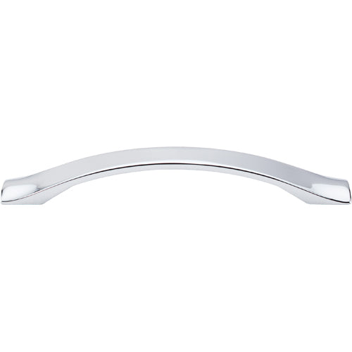 Top Knobs - Crest 5 1/16 Inch Center to Center Bar pull - Polished Chrome