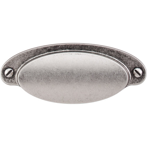 Top Knobs - Dakota 2 9/16 Inch Center to Center Cup/Bin pull - Pewter Antique