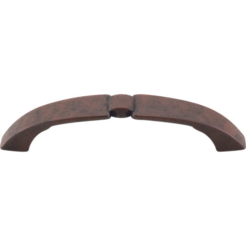 Top Knobs - Lida 3 3/4 Inch Center to Center Arch pull - Patina Rouge
