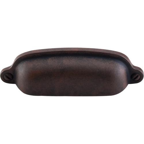 Top Knobs - Charlotte 2 9/16 Inch Center to Center Cup/Bin pull - Patina Rouge