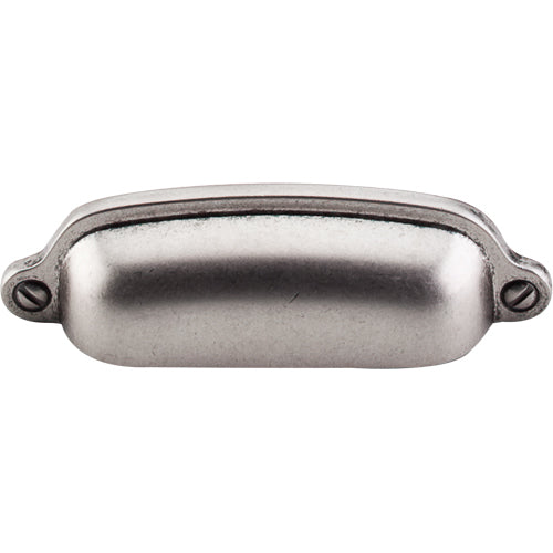 Top Knobs - Charlotte 2 9/16 Inch Center to Center Cup/Bin pull - Pewter Antique