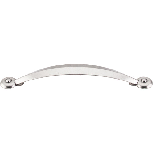 Top Knobs - Angle 5 1/16 Inch Center to Center Bar pull - Pewter Antique